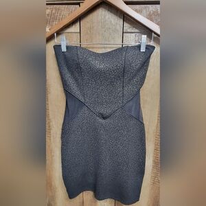 Elegant Black Leopard Print Dress